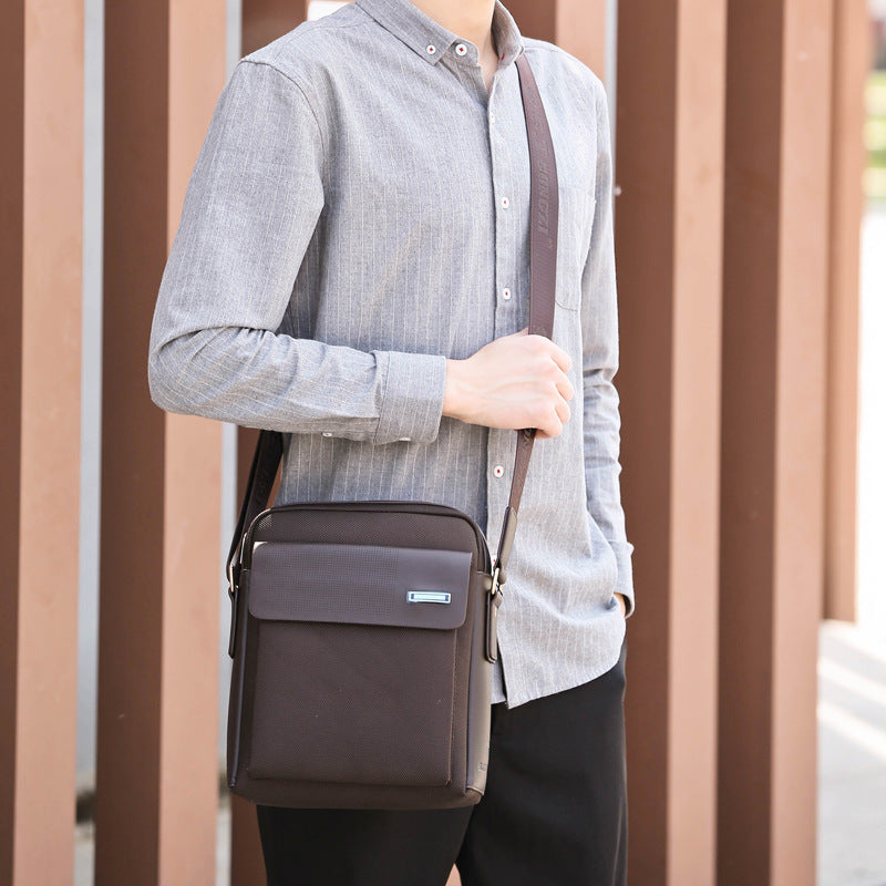 Men's Oxford Cloth Lightweight Horizontal Business Leisure Men's Messenger Bags