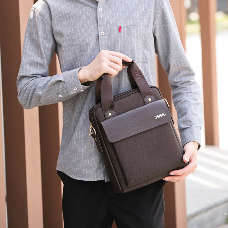 Men's Oxford Cloth Lightweight Horizontal Business Leisure Men's Messenger Bags