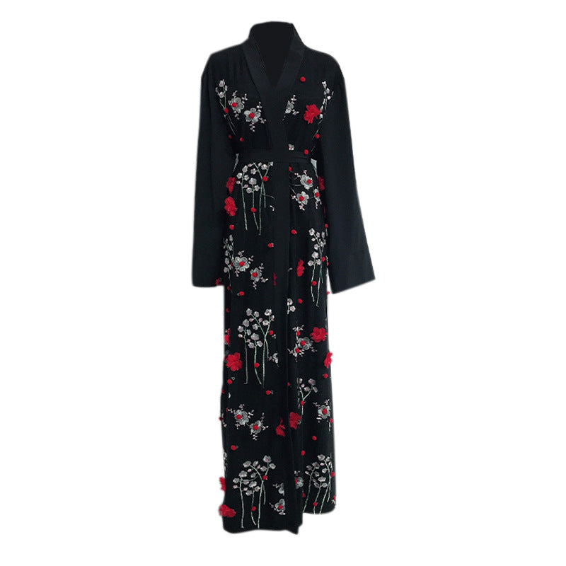 Women's Fashion Wear Three-dimensional Embroidered Temperament Elegant Clothing