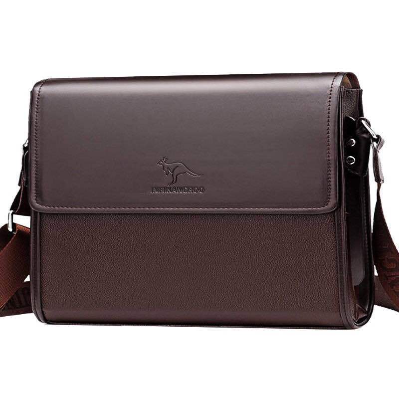 Men's Green Large Capacity Business Fashion Men's Messenger Bags