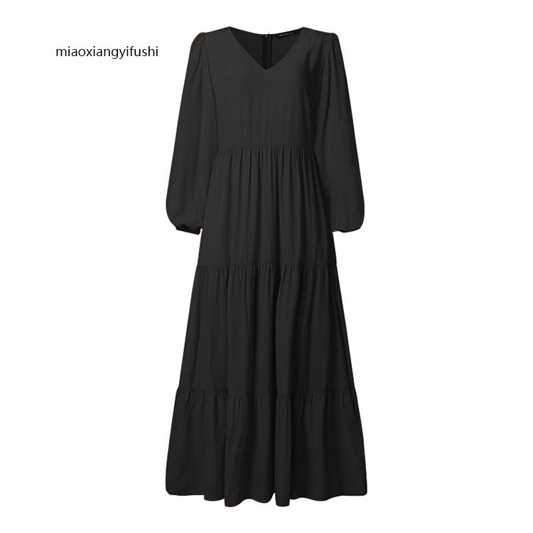 Women's Autumn Street Temperament Swing Dress Dresses