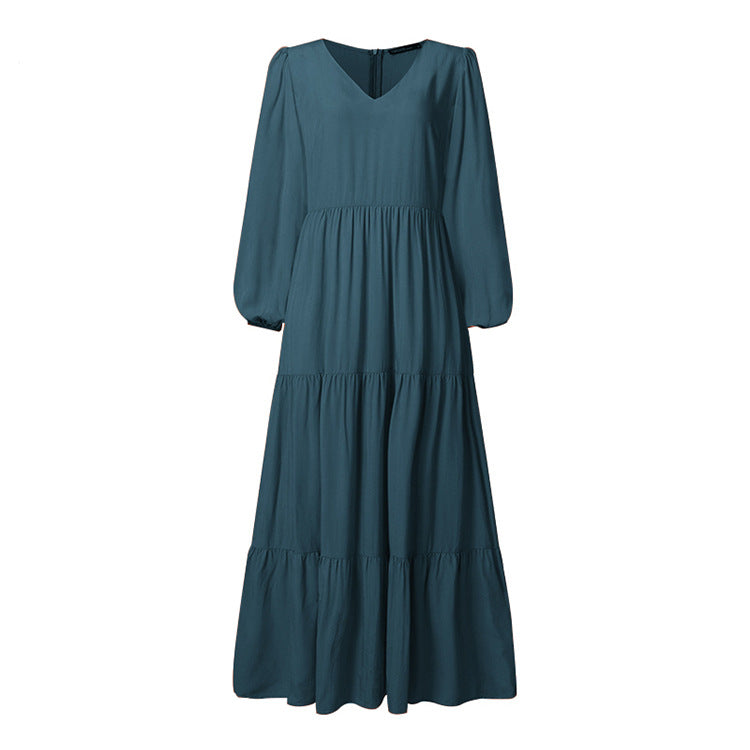 Women's Autumn Street Temperament Swing Dress Dresses