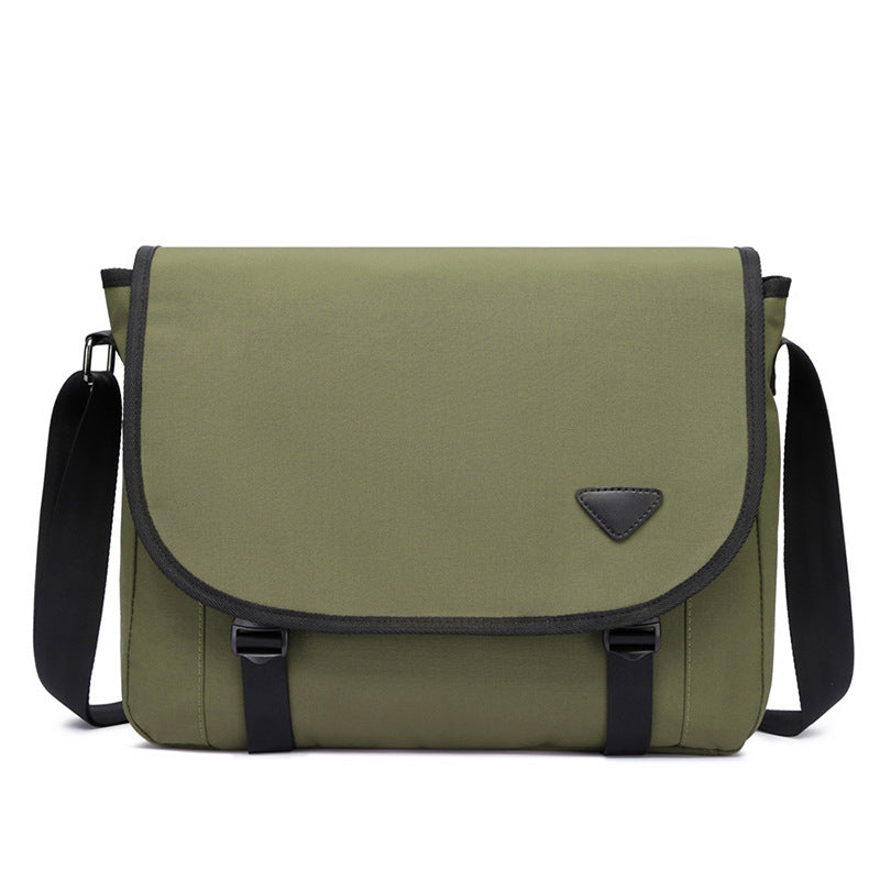 Men's Waterproof Polyester Fabrics Korean Trendy Men's Messenger Bags