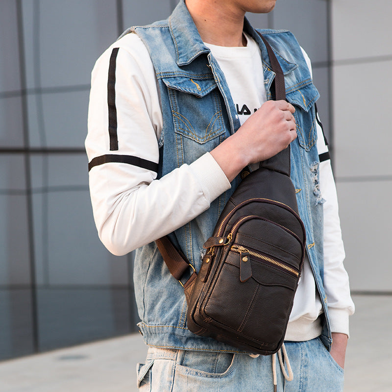 Men's Charming Beautiful Business Trends Commuter Men's Chest Bags