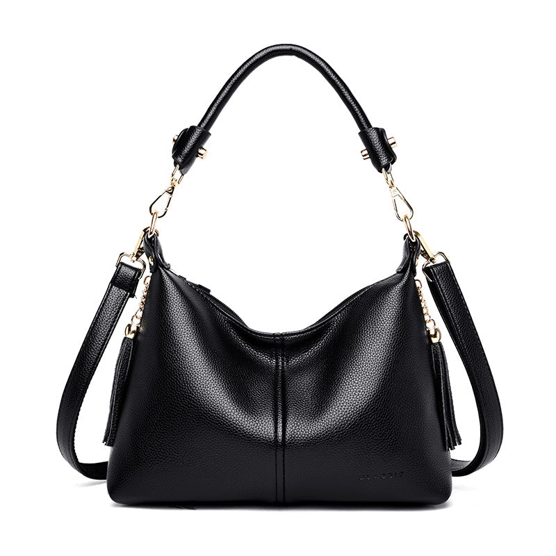 Women's Korean Style Tassel Mother Simple Fashion Shoulder Bags