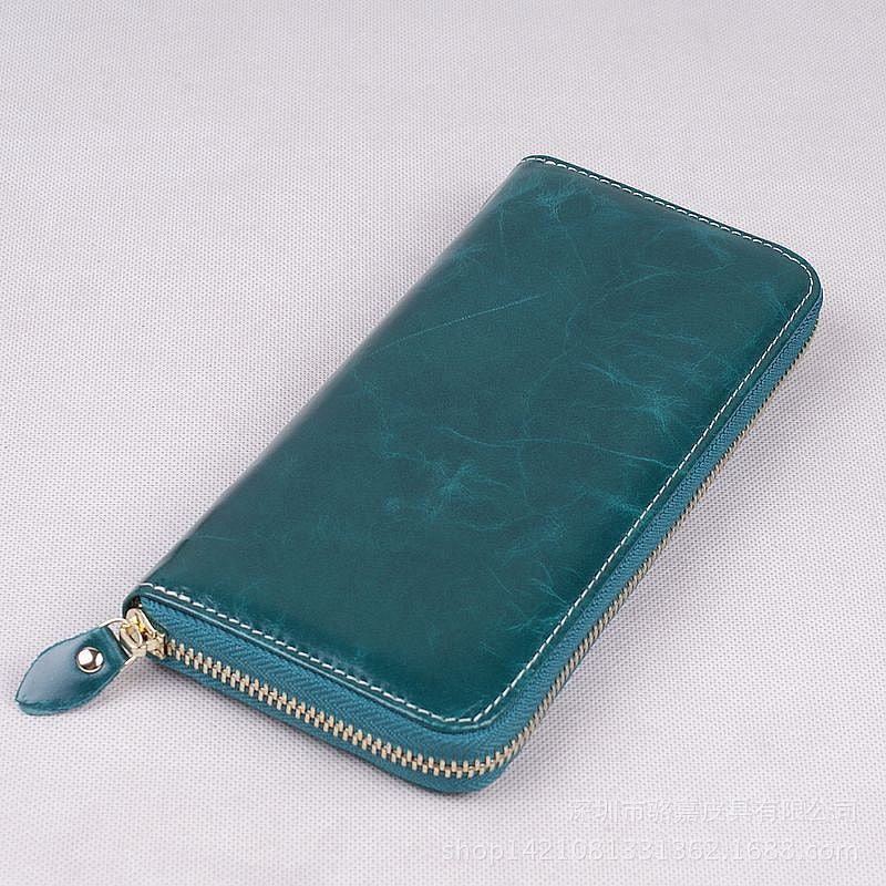 Women's & Men's Clutch Vintage First Layer Cowhide Fashion Multiple Slots Card Holder