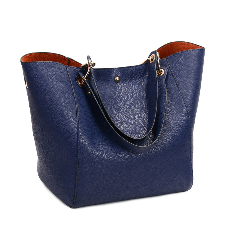 Women's Retro Simple Portable Large Capacity Combination Shoulder Bags