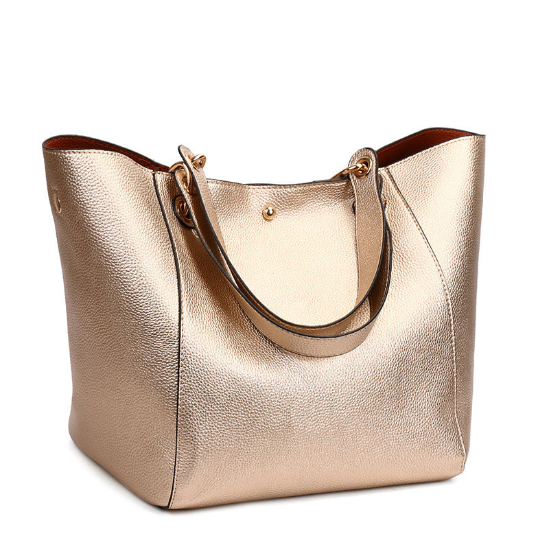 Women's Retro Simple Portable Large Capacity Combination Shoulder Bags