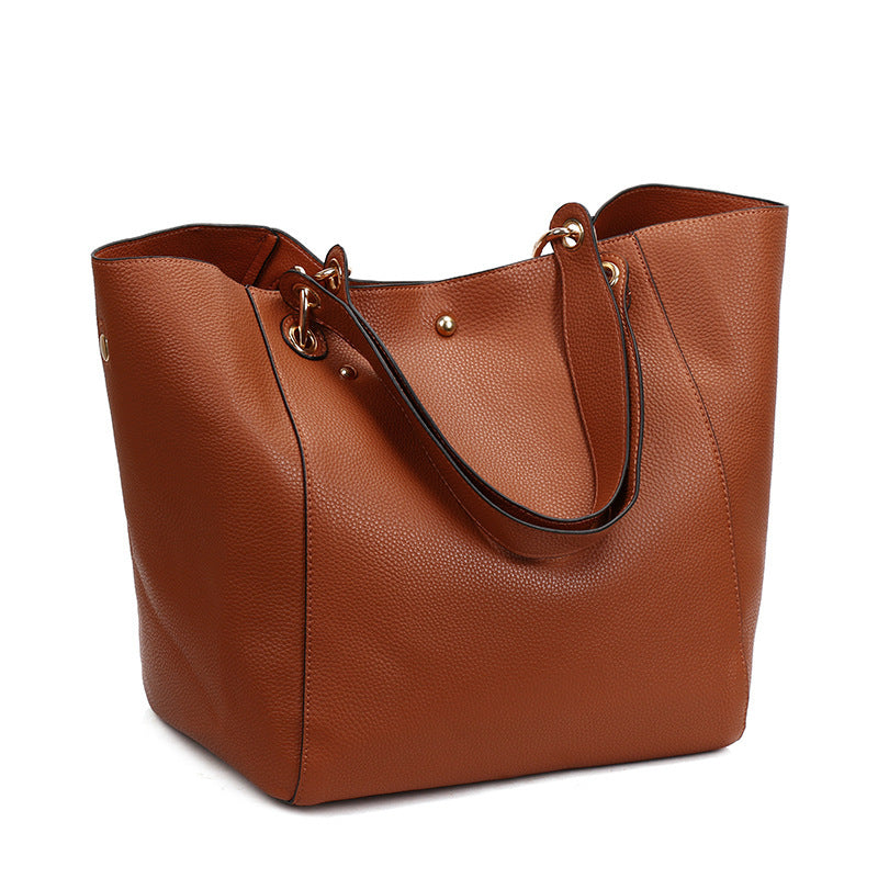 Women's Retro Simple Portable Large Capacity Combination Shoulder Bags