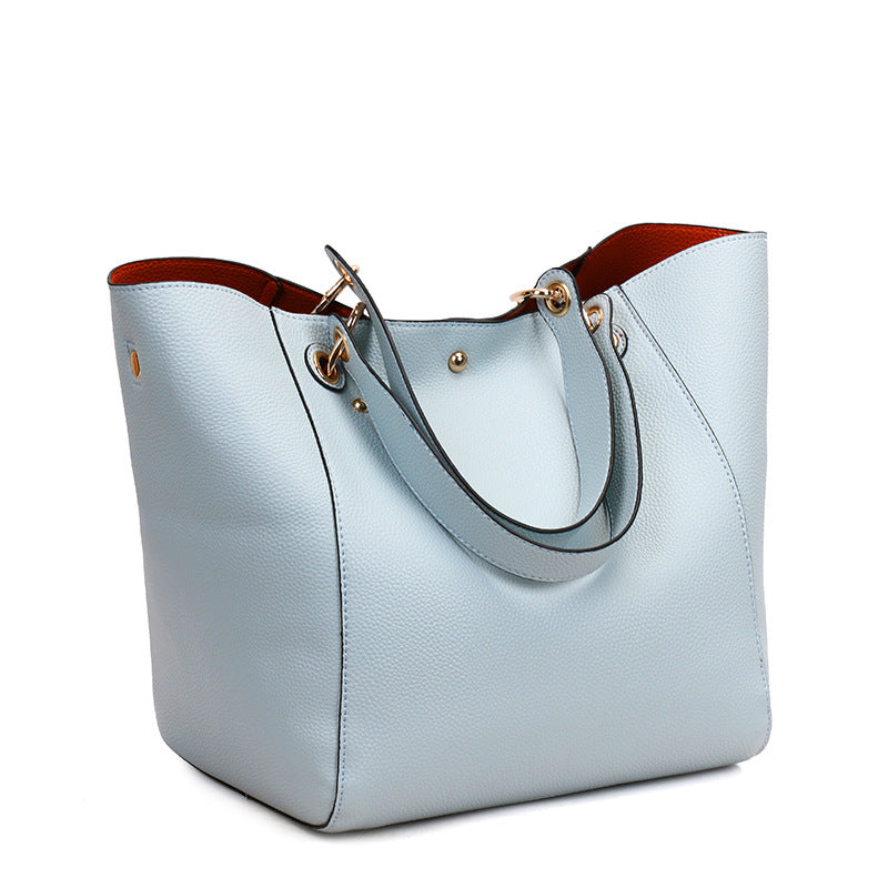 Women's Retro Simple Portable Large Capacity Combination Shoulder Bags