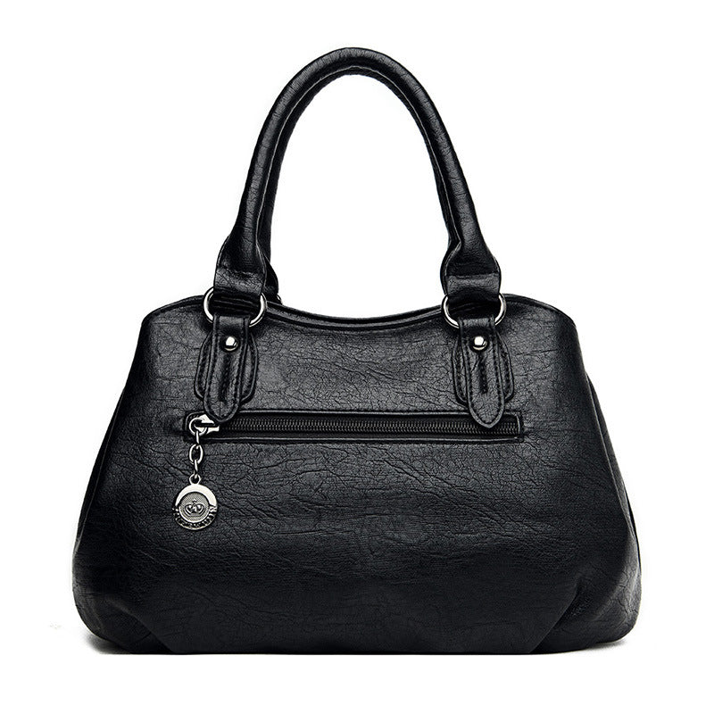 Women's Soft Leather Simple Fashion Versatile Large Crossbody Bags