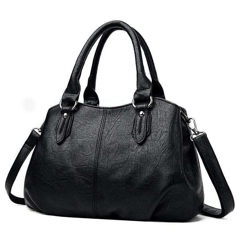 Women's Soft Leather Simple Fashion Versatile Large Crossbody Bags