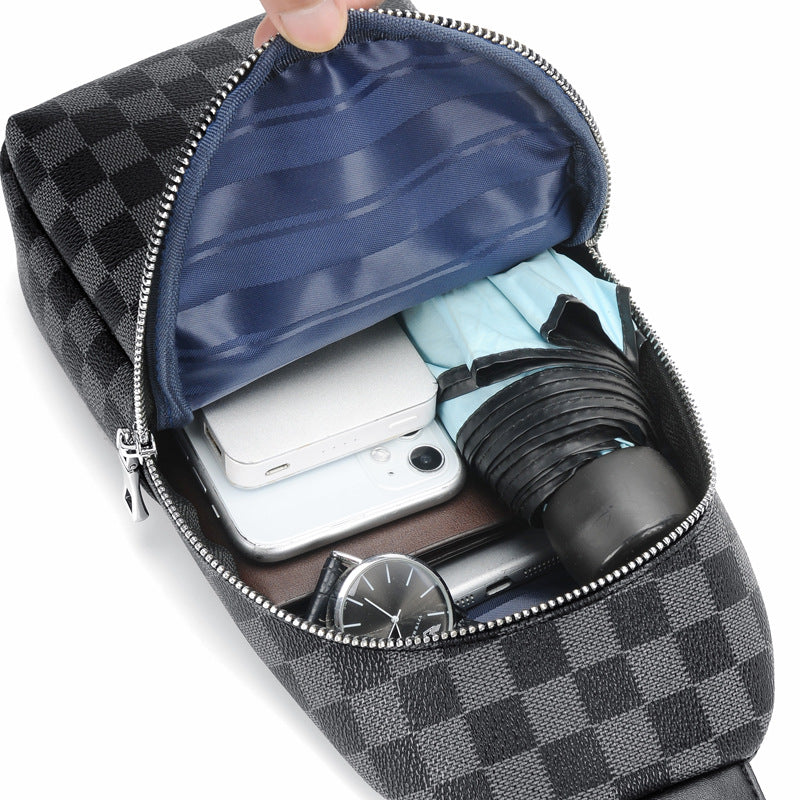 Classic Men's Slouchy Cross Body Fashion Men's Chest Bags