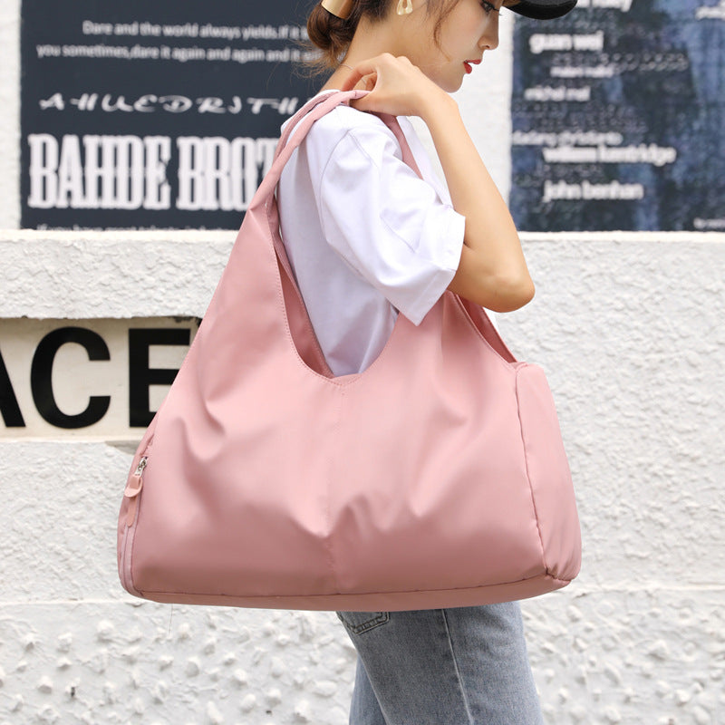 Capacity Nylon Oxford Cloth Unisex Simple Travel Bags