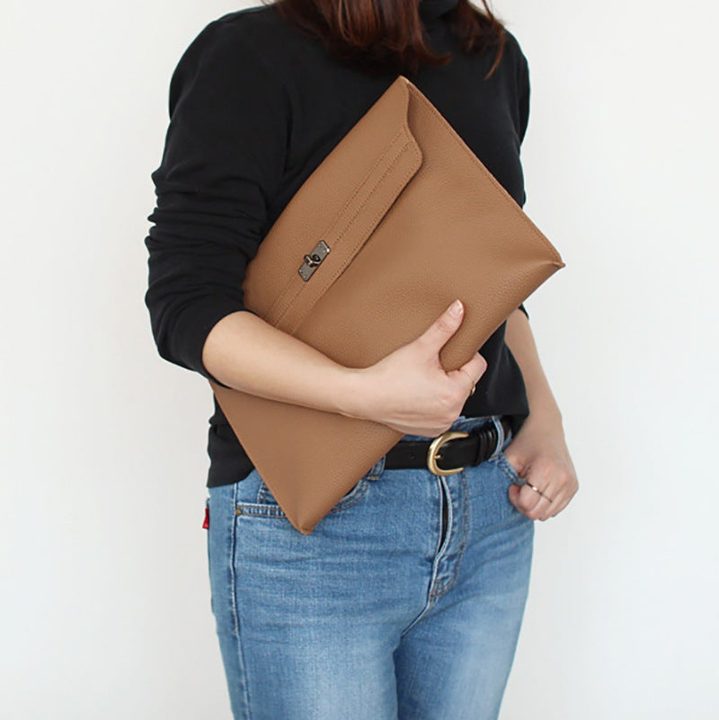 Women's Korean Clutch Fashion Simple Classy Envelope Shoulder Bags