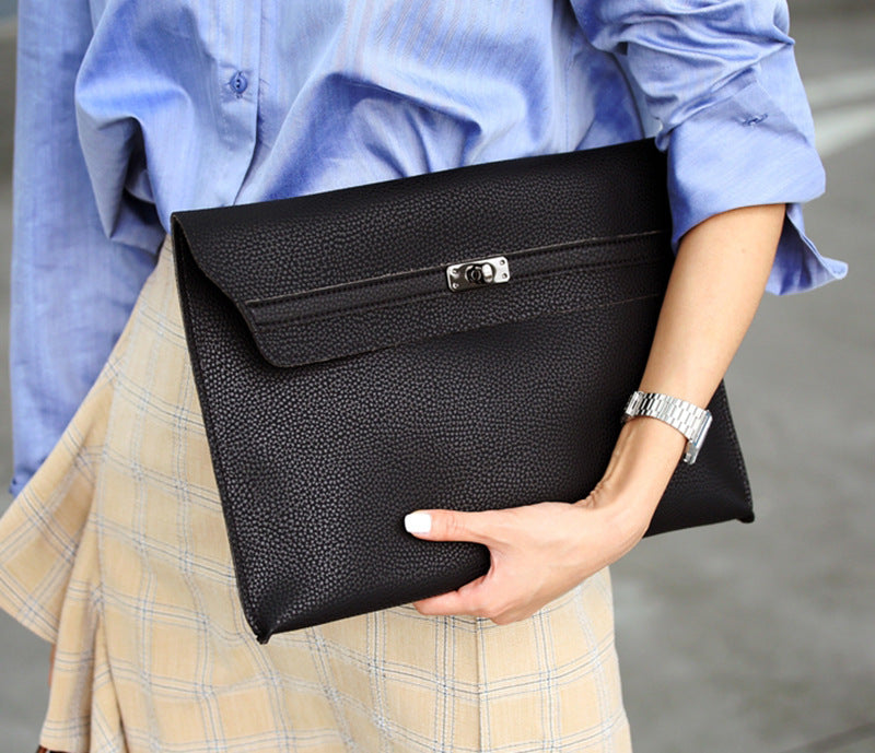 Women's Korean Clutch Fashion Simple Classy Envelope Shoulder Bags
