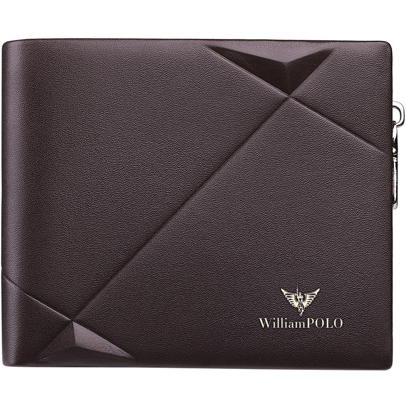 Men's Chan Leather Short Large Capacity Driving Men's Wallets