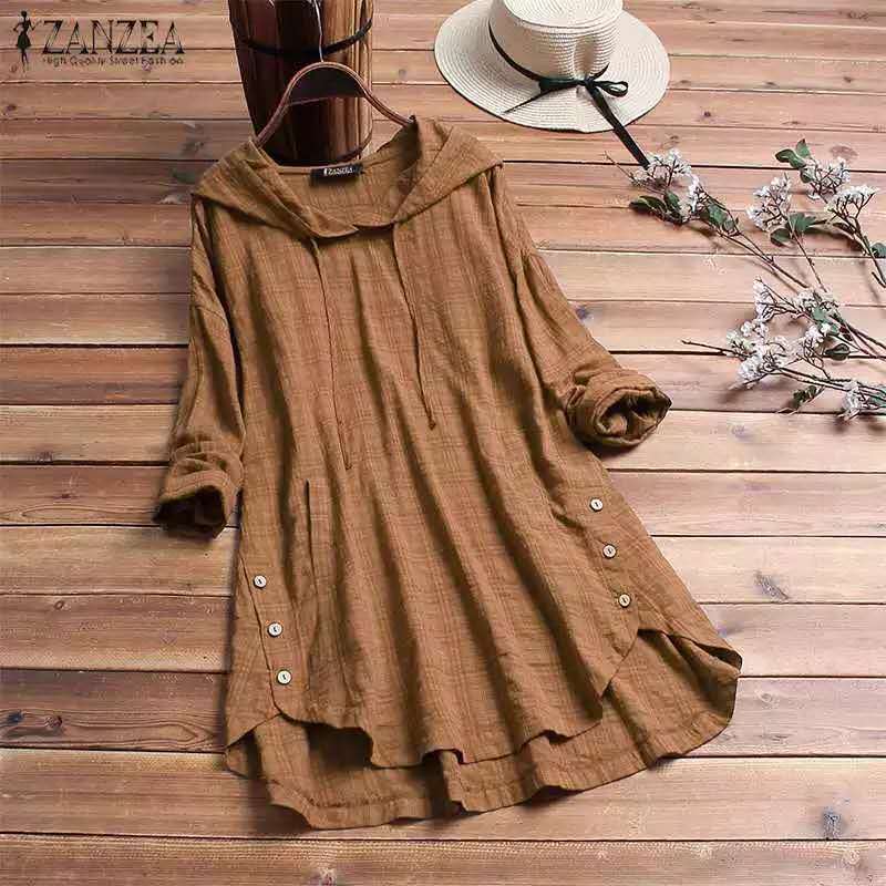Women's Plaid Long Sleeve Mid-length Solid Color Blouses