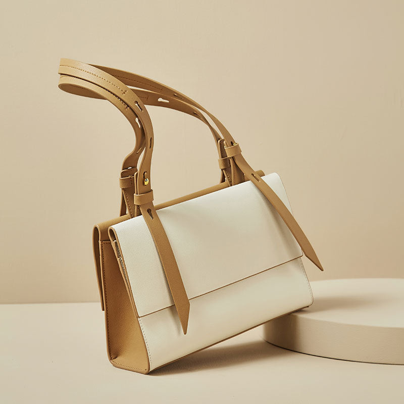 Women's Wedding Large Capacity Cowhide Leather Design Handbags