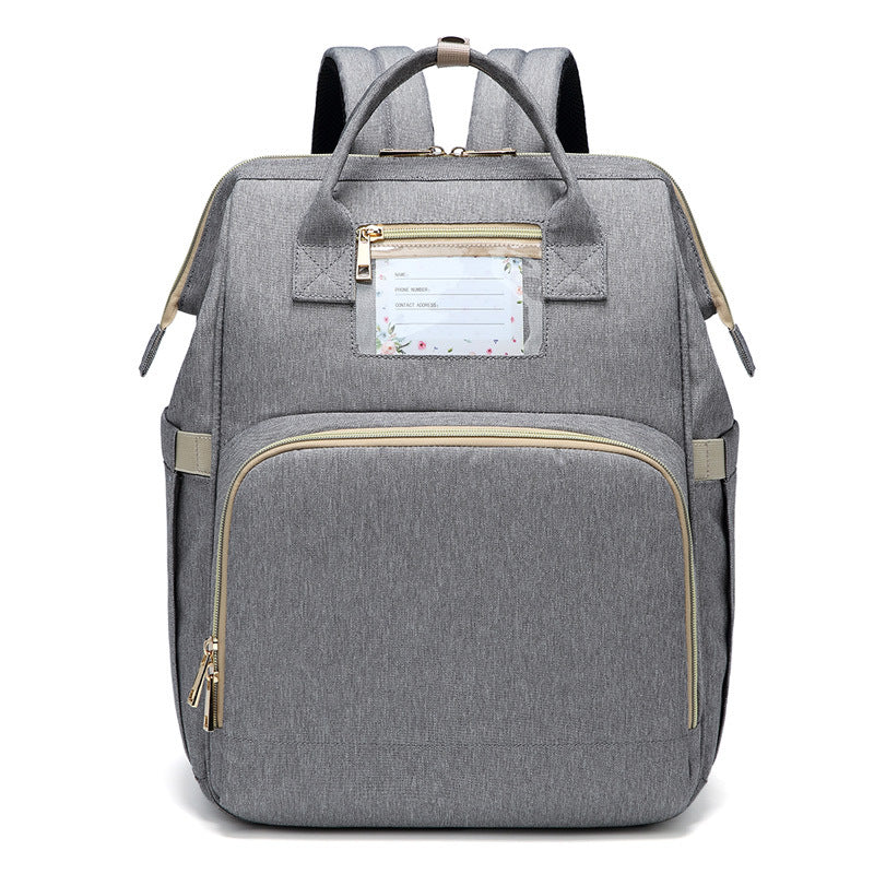 Fashion Large Capacity Charging Diaper Oxford Bags