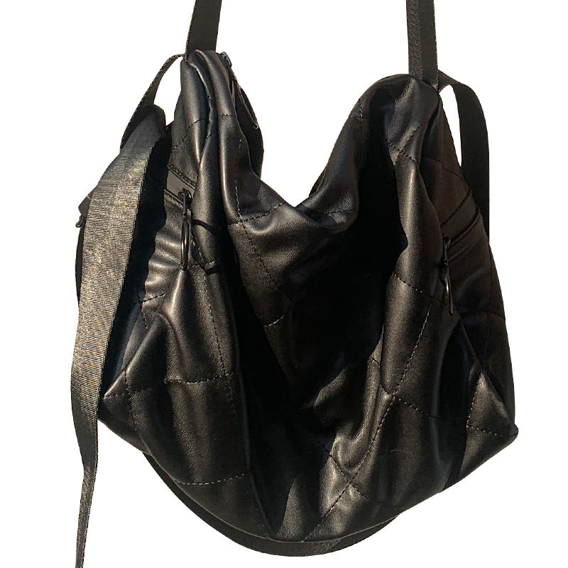 Women's Ge Rhombus Oxford Cloth Large Capacity Shoulder Bags