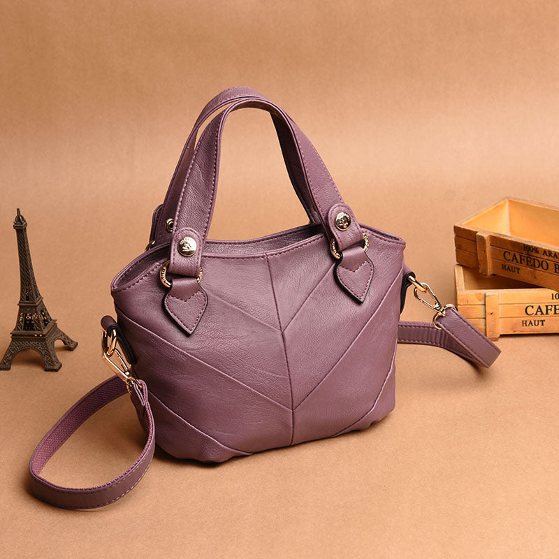 Women's Versatile Fashion Mom Soft Leather Bags