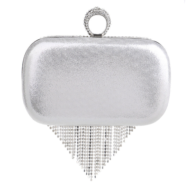 Women's Power Of Profit Tassel Banquet Clutch Evening Bags
