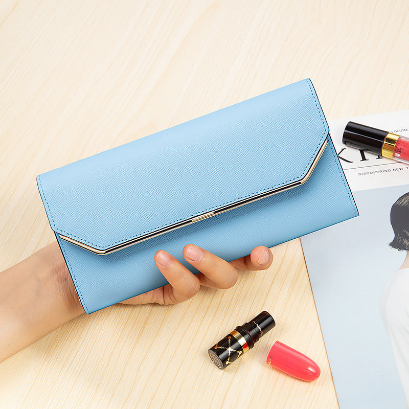 Women's Long Mobile Fashion Simple Clutch Female Ladies Wallets
