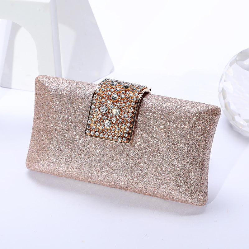 Women's Banquet Elegant Cheongsam Clutch Rhinestone Dress Handbags