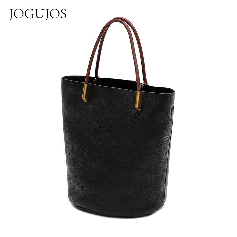 Women's Retro Large Capacity Totes Portable Female Shoulder Bags