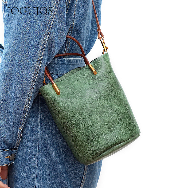Women's Retro Large Capacity Totes Portable Female Shoulder Bags