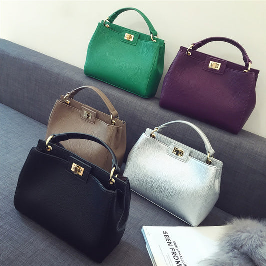 Women's Lychee Pattern Classic With Cat Design Bags