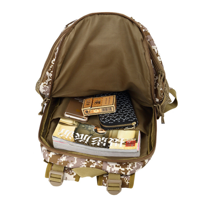 Oxford Cloth Hiking Double Back Army Sports Backpacks