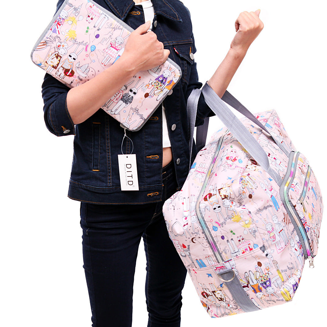 Women's Folding Large Capacity Short Distance Boarding Travel Bags