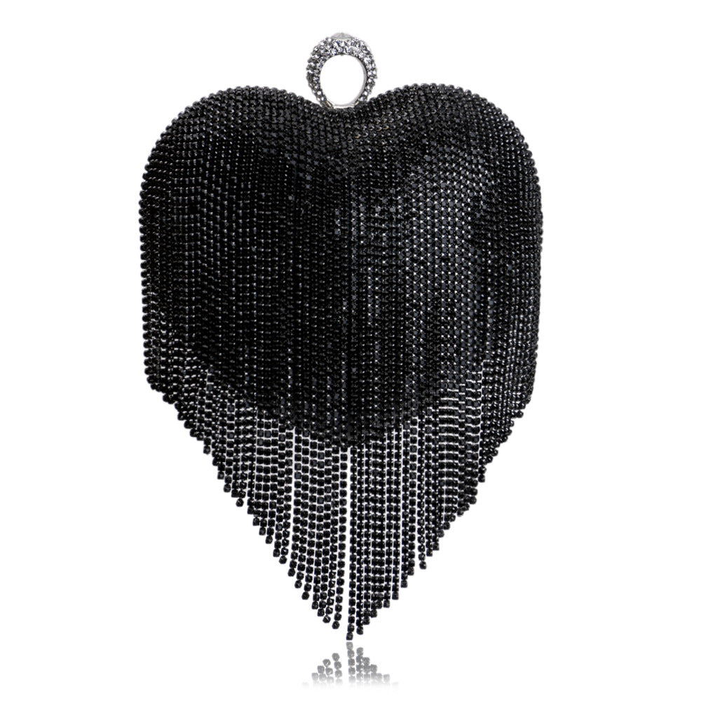 Women's Tassel Dinner Luxury Banquet Clutch All Evening Bags