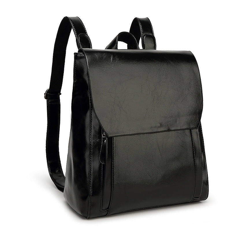 Women's With Leather Oil Wax Retro Style Bags