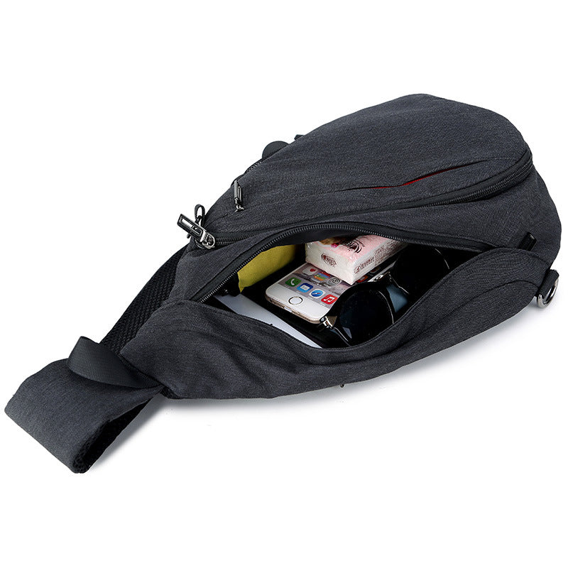 Men's Lightweight Solid Color Water Drop Large Bags