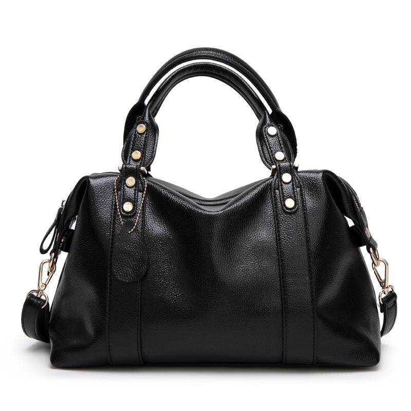 Women's Trendy Fashion Boston Portable Pillow Handbags