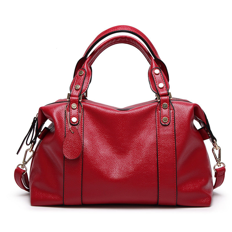 Women's Trendy Fashion Boston Portable Pillow Handbags