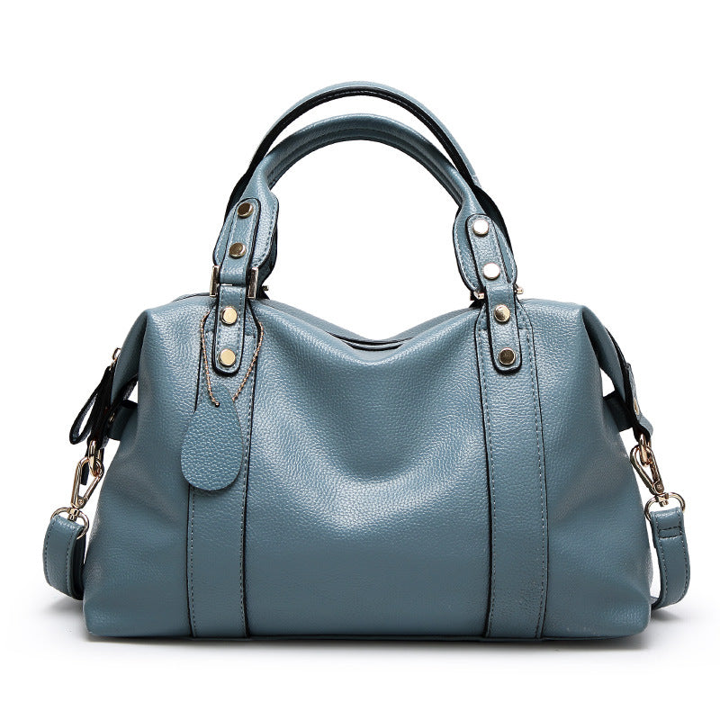 Women's Trendy Fashion Boston Portable Pillow Handbags