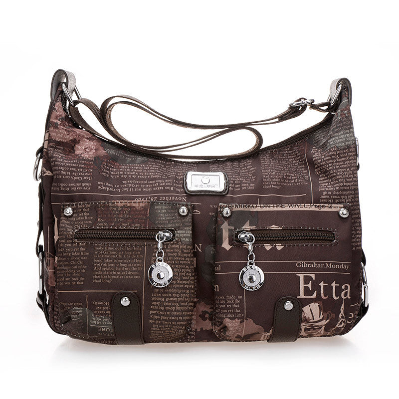 Women's Apple Multifunctional Fashion Oxford Cloth Waterproof Shoulder Bags