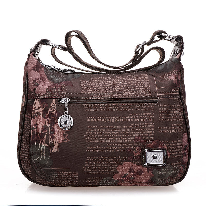 Women's Distribution Lun Apple Oxford Cloth Mom Shoulder Bags