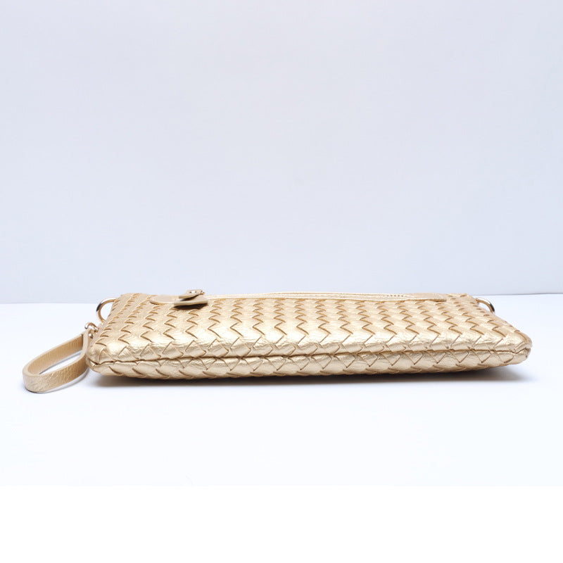 Women's Korean Hand-woven Business Hand Holding Envelope Handbags