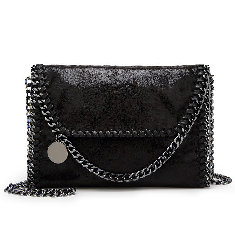 Women's Korean One Fashion Chain Size Clutch Crossbody Bags