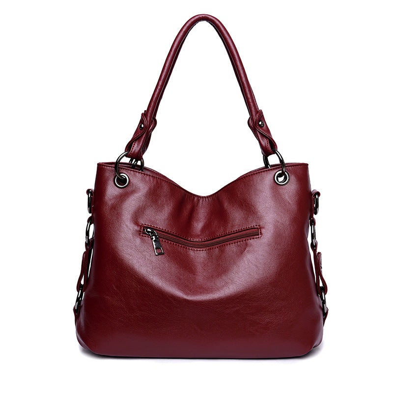 Women's Tassel Soft Leather Big Fashion Shoulder Bags