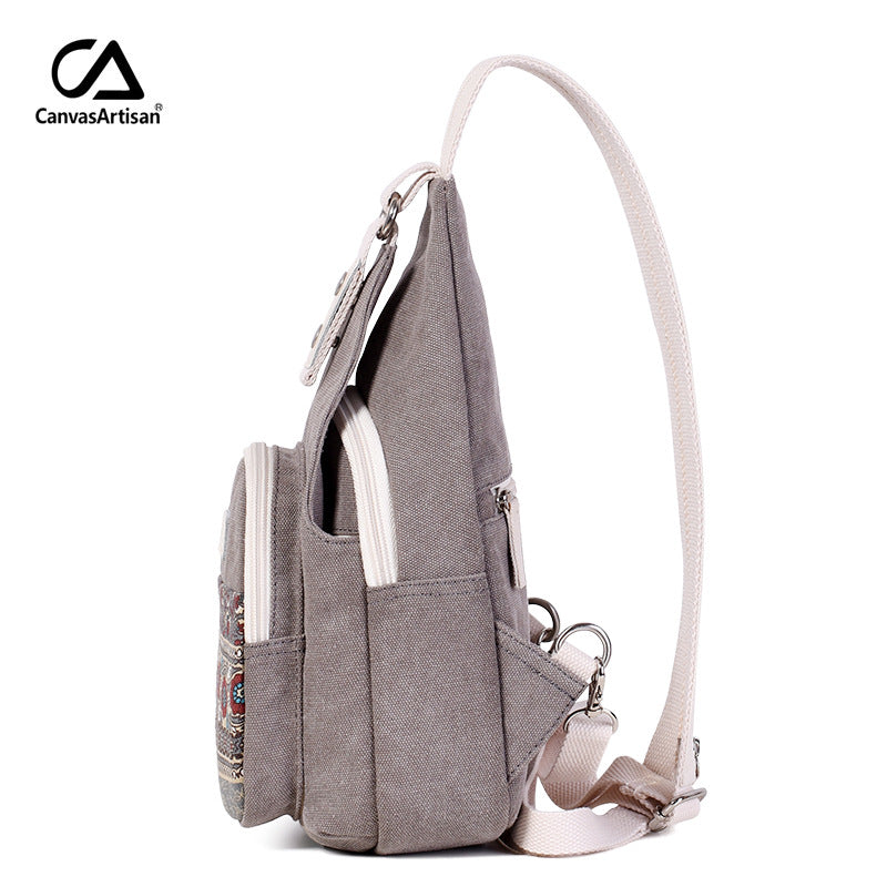 Canvas Unisex Personalized Ethnic Style Retro Waist Packs