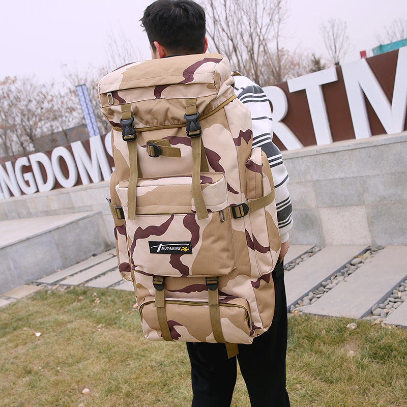 Men's Popular Camouflage Large Capacity Shiralee Sports Backpacks