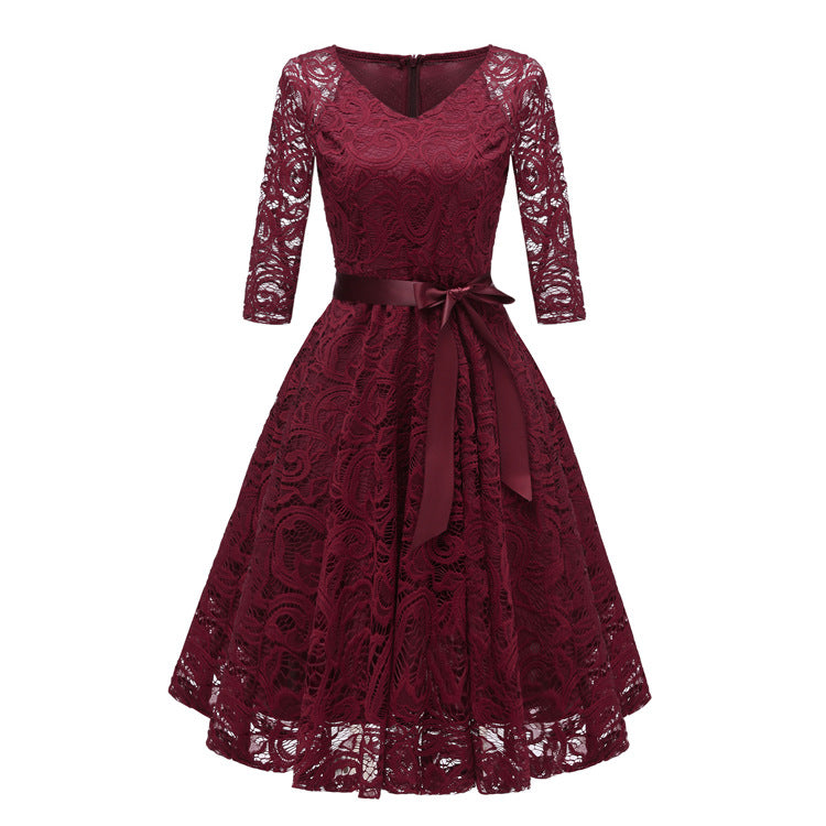 Women's First-hand Spring Lace Sexy Slim Dress Dresses