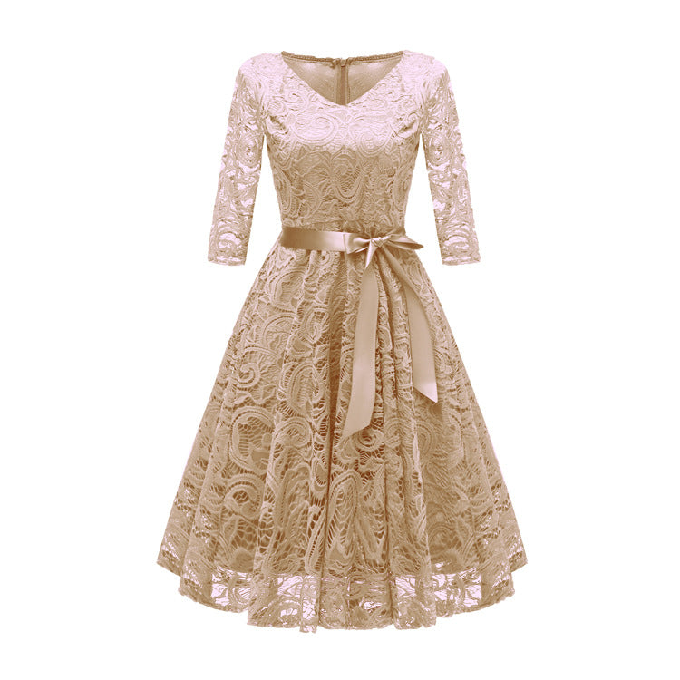 Women's First-hand Spring Lace Sexy Slim Dress Dresses