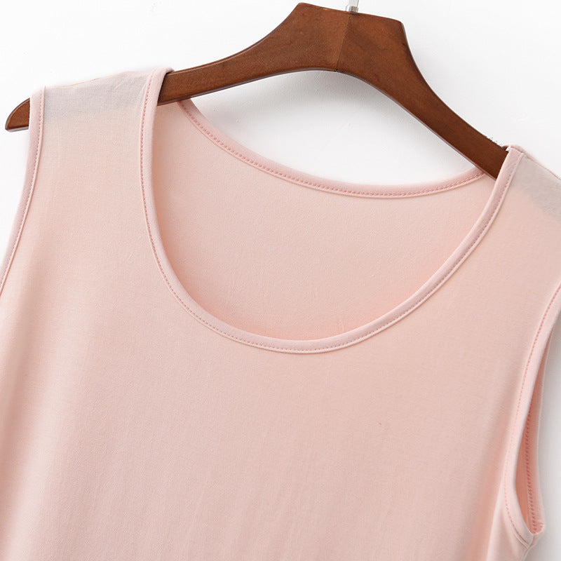 Women's Summer Thin High Elastic Modal Hem Tops